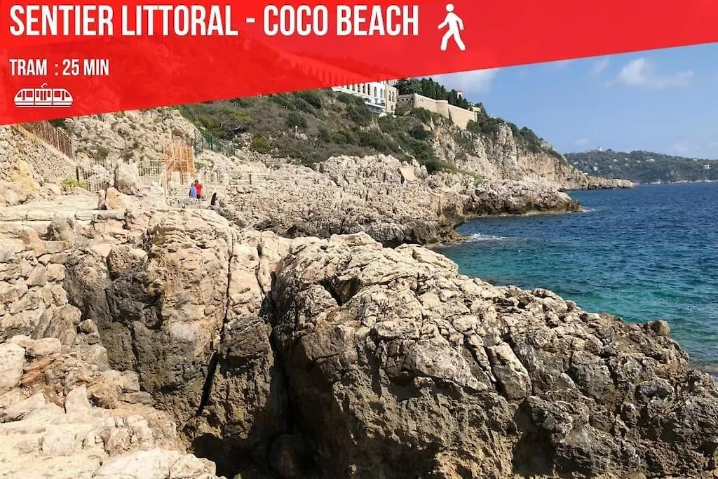 Studio N7 Coco Beach Nice Centre Apartment France